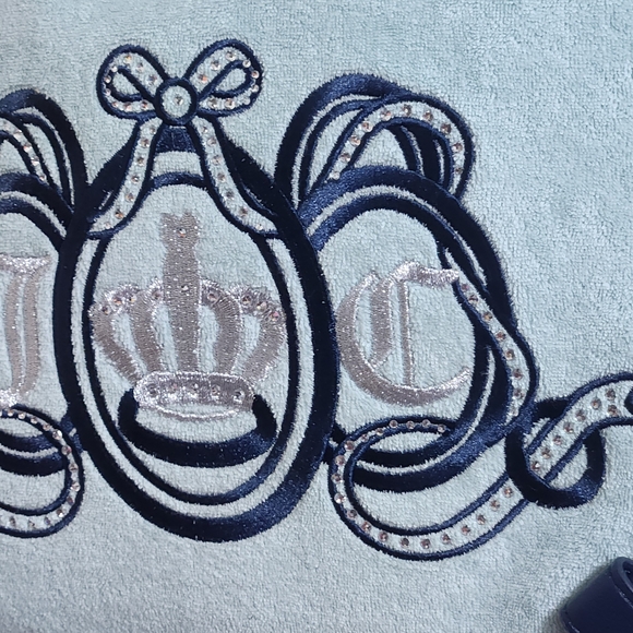 Juicy Couture Lovers Club Tote Bag Blue NWT - Picture 4 of 6